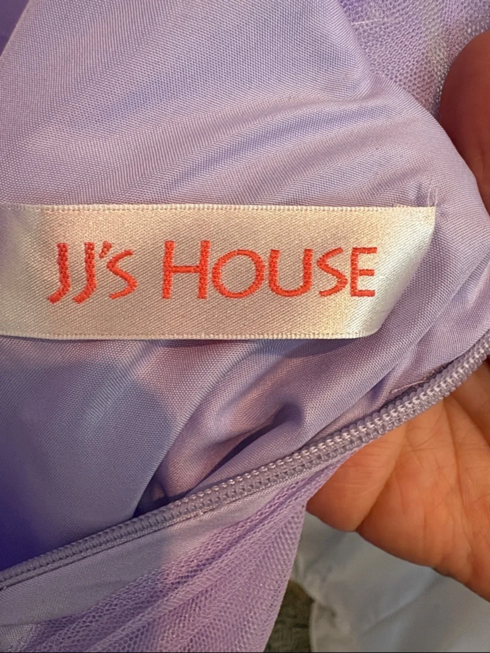 JJs House Lavender Floral Tulle Gown - Picture 2 of 5